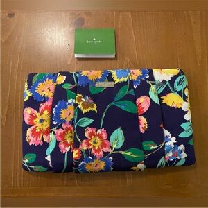 Kate spade evening April belle sateen floral large clutch 💐
